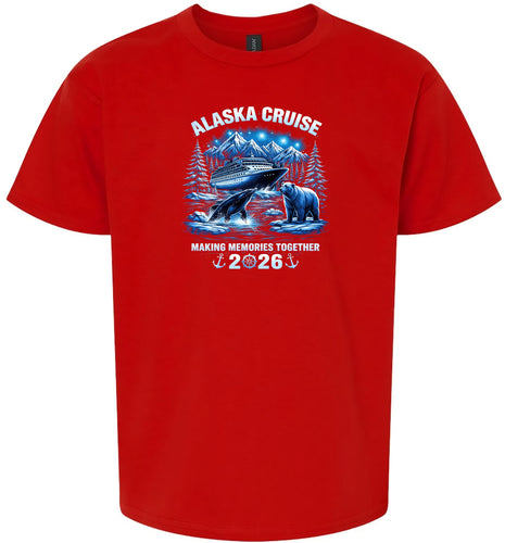 Alaska Cruise 2026 Children's Gildan Soft Shirt
