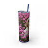 Skinny Tumbler with Straw – 20 oz Stainless Steel Cup