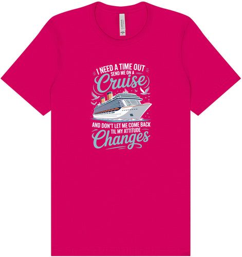 Send Me On A Cruise Adult Bella Canvas Shirt