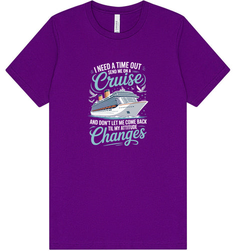 Send Me On A Cruise Adult Bella Canvas Shirt