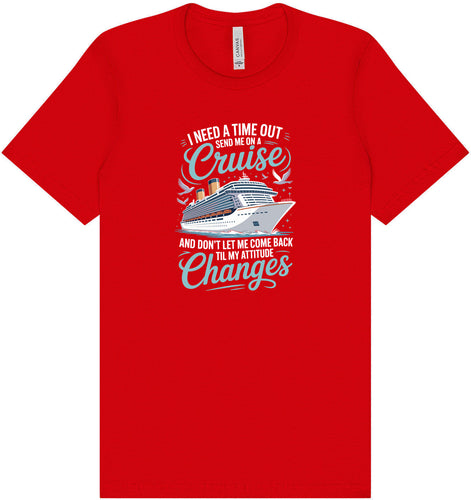 Send Me On A Cruise Adult Bella Canvas Shirt
