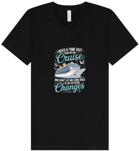 Send Me On A Cruise Unisex V-Neck Shirt