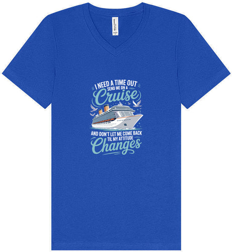 Send Me On A Cruise Unisex V-Neck Shirt