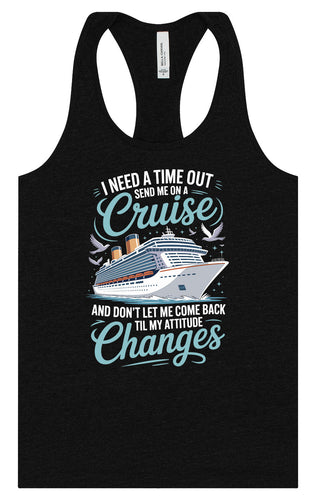 Send Me On A Cruise Women's Racerback Tank