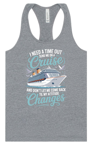 Send Me On A Cruise Women's Racerback Tank