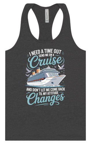 Send Me On A Cruise Women's Racerback Tank