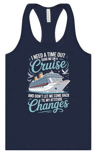 Send Me On A Cruise Women's Racerback Tank