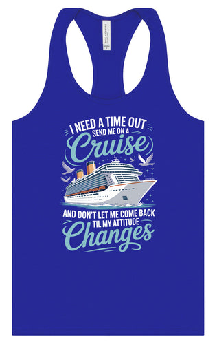Send Me On A Cruise Women's Racerback Tank