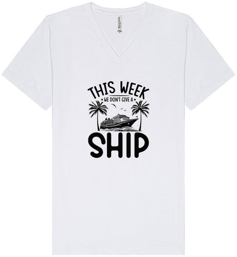 We Don't Give a Ship Unisex V-Neck Shirt