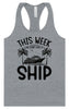 We Don't Give a Ship Women's Racerback Tank