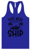 We Don't Give a Ship Women's Racerback Tank