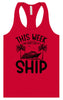 We Don't Give a Ship Women's Racerback Tank