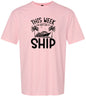 We Don't Give a Ship Adult Gildan Soft Shirt