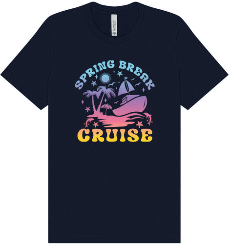 Spring Break Cruise Adult Bella Canvas Shirt