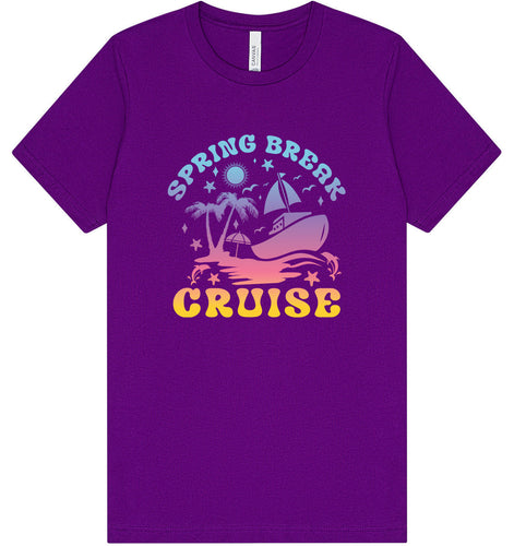 Spring Break Cruise Adult Bella Canvas Shirt
