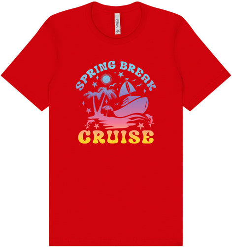 Spring Break Cruise Adult Bella Canvas Shirt