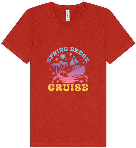 Spring Break Cruise Unisex V-Neck Shirt