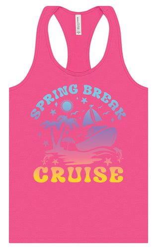 Spring Break Cruise Women's Racerback Tank