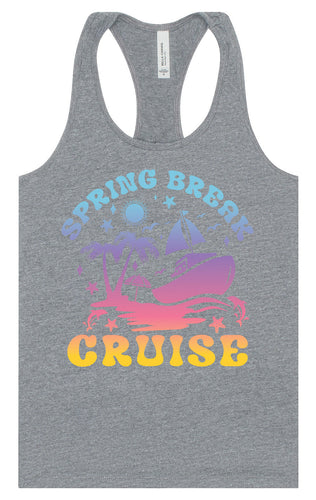 Spring Break Cruise Women's Racerback Tank