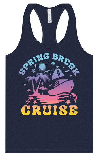 Spring Break Cruise Women's Racerback Tank