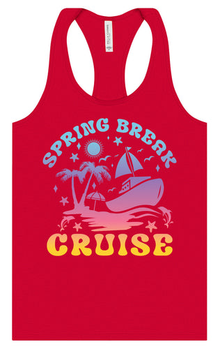 Spring Break Cruise Women's Racerback Tank
