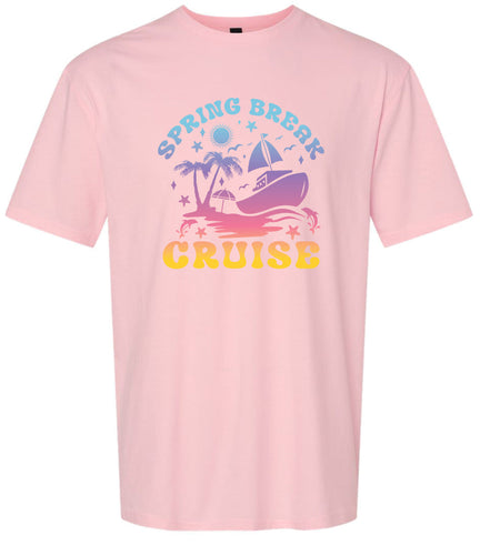 Spring Break Cruise Adult Gildan Soft Shirt