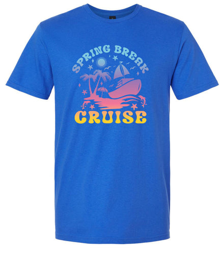 Spring Break Cruise Adult Gildan Soft Shirt