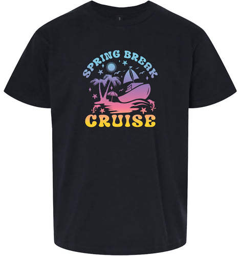 Spring Break Cruise Children's Gildan Soft Shirt