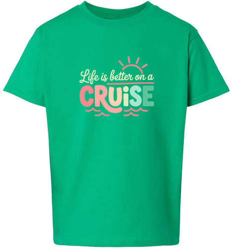Life is Better on a Cruise Children's Gildan Soft Shirt