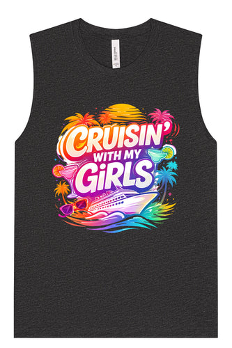 Cruisin' with My Girls Muscle Tank