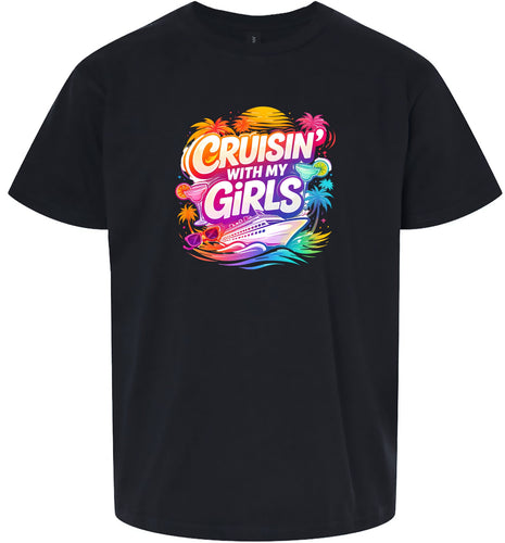 Cruisin' with My Girls Children's Gildan Soft Shirt