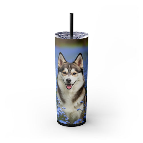 Skinny Tumbler with Straw – 20 oz Stainless Steel Cup