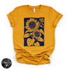Sunflower Tee | Floral Nature Graphic T-Shirt