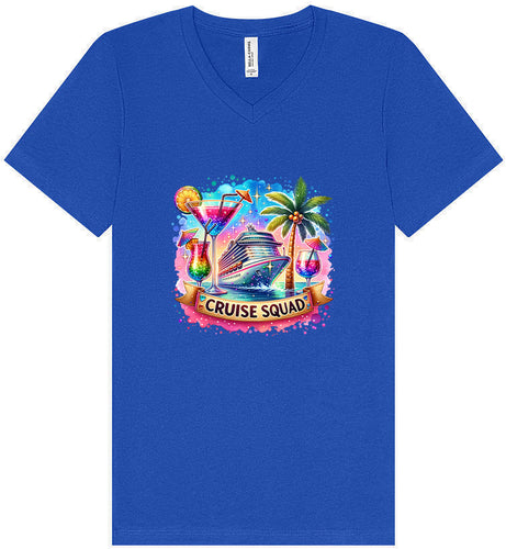Drinks and Cruise Squad Unisex V-Neck Shirt