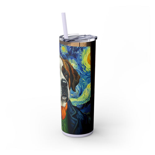 Skinny Tumbler with Straw – 20 oz Stainless Steel Cup