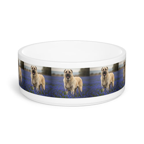 Ceramic Pet Bowl – 16 oz Dog Feeding Bowl