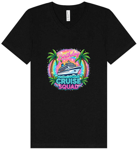 Birthday Cruise Squad Unisex V-Neck Shirt