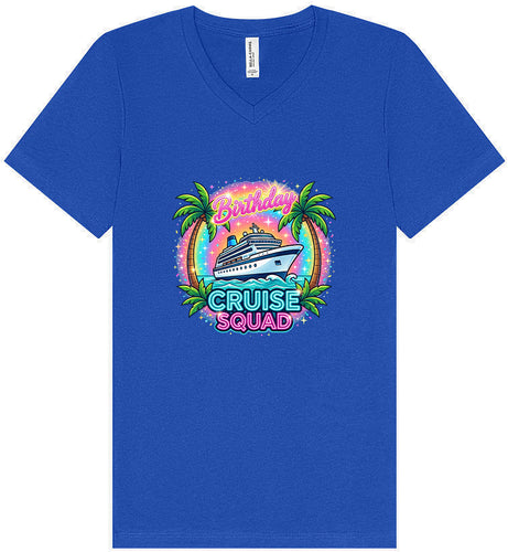 Birthday Cruise Squad Unisex V-Neck Shirt