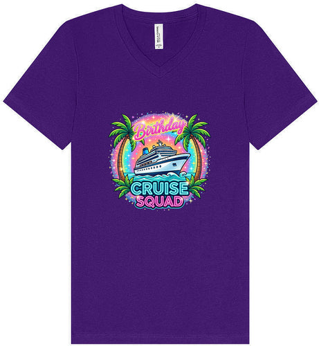 Birthday Cruise Squad Unisex V-Neck Shirt