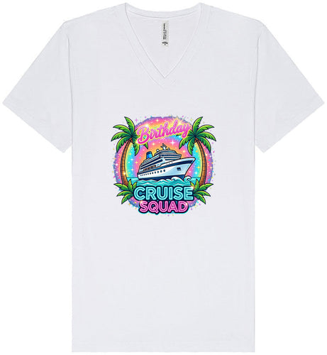 Birthday Cruise Squad Unisex V-Neck Shirt