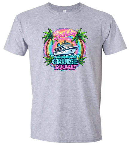 Birthday Cruise Squad Children's Gildan Soft Shirt