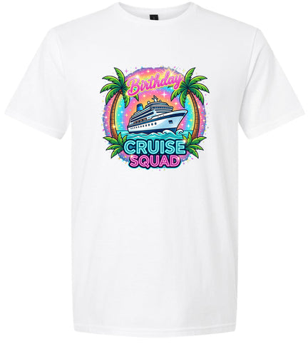 Birthday Cruise Squad Children's Gildan Soft Shirt