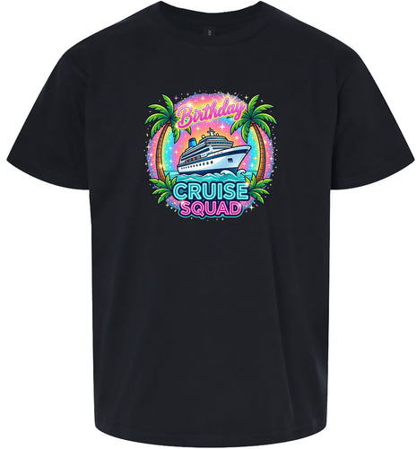 Birthday Cruise Squad Children's Gildan Soft Shirt