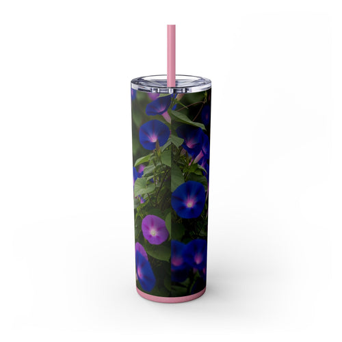 Skinny Tumbler with Straw – 20 oz Stainless Steel Cup