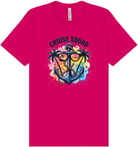 Anchored Cruise Squad Adult Bella Canvas Shirt