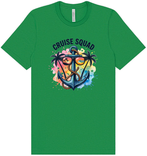 Anchored Cruise Squad Adult Bella Canvas Shirt