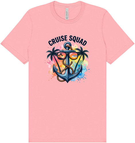 Anchored Cruise Squad Adult Bella Canvas Shirt