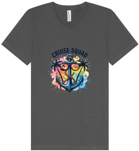 Anchored Cruise Squad Unisex V-Neck Shirt