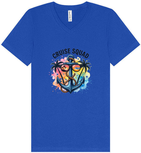 Anchored Cruise Squad Unisex V-Neck Shirt