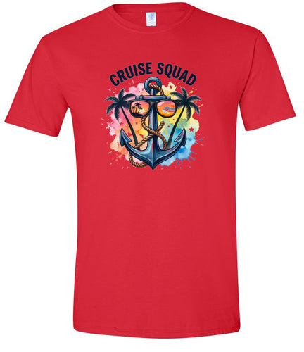 Anchored Cruise Squad Children's Gildan Soft Shirt